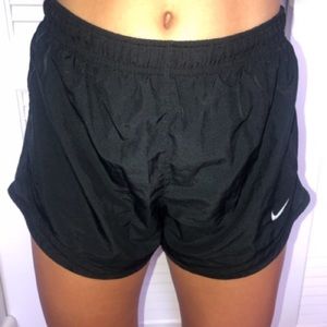 black nike shorts
